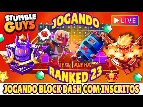 🔴STUMBLE GUYS LIVE: 🏆JOGANDO MESTRE MANDOU E RANKED SEASON 24 NO BDL COM INSCRITOS🏆 0.101 S.A
