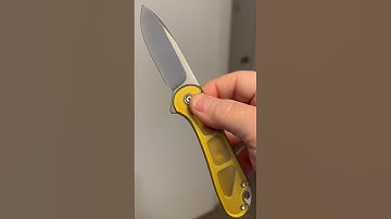 NEW CIVIVI Button Lock Elementum II - Polished Ultem Handle @CiviviKnife