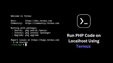 Run PHP Code on Localhost Using Termux