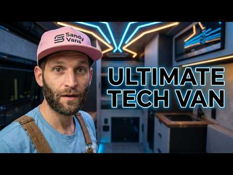 The PERFECT Futuristic Van Built for a Tech Nomad