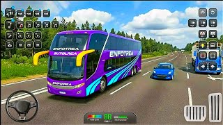 Highway bus driving game 2026 🚗🚦 coach bus simulator Android gameplay  screenshot 2