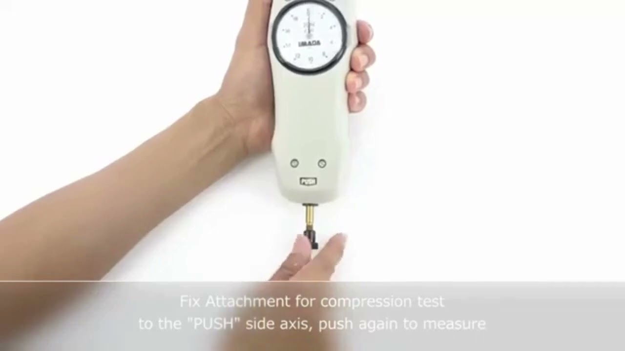 【Users Guide】Mechanical Force Gauges Compression Tests