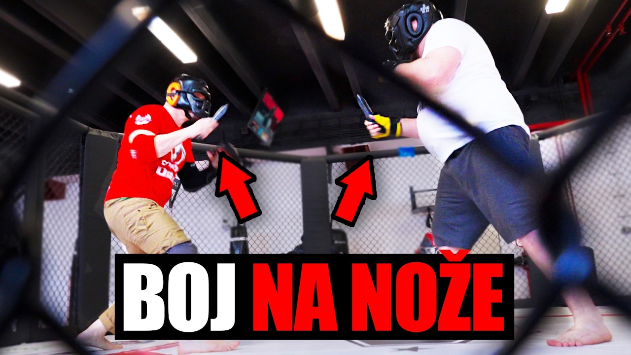 Jak dopadne nůž proti noži v kleci pod tlakem?