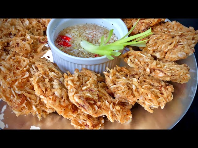 Ukoy shrimp fritters recipe - YouTube