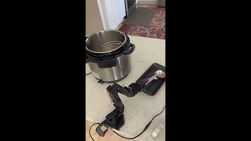 AI Robot Cooking Test: Burger Patty in Air Fryer