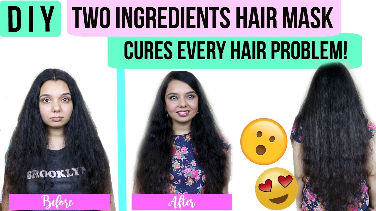 Diy 2 Ingredient Hair Mask That Cures All The Hair Problems For