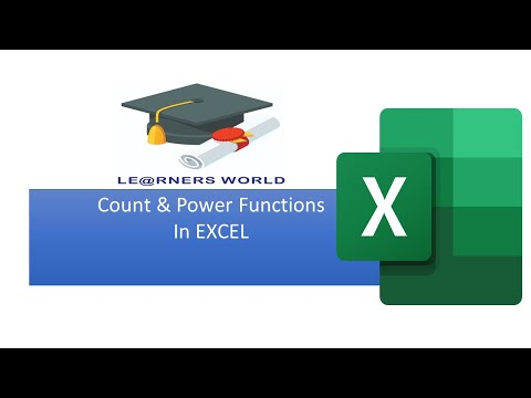 Count & Power Functions in Excel
