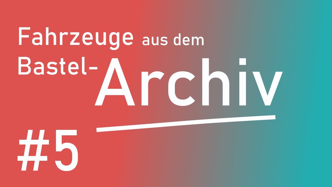 [Loks aus dem Bastel-Archiv #5] - Triebwagen 640, IC-Steuerwagen in Produktfarben, DB-614 und Taurus