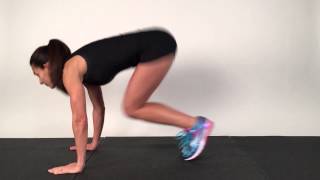 Plank jump-ins
