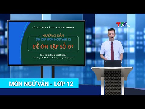Video NGỮ VĂN - LỚP 12 | ĐỀ ÔN TẬP SỐ 7 (ĐỌC HIỂU ĐOẠN VĂN... - YouTube