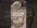 (SUBSCRIBE) ICE COFFEE IN THE MORNING WITH SOME COLD FOAM FOR THE WIN