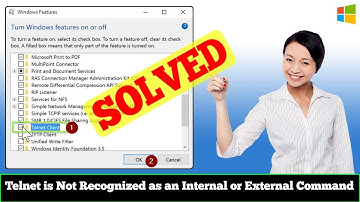 [FIXED] Telnet is Not Recognized as an Internal or External Command