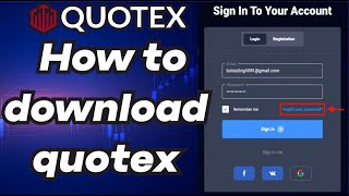 How to Download & Install Quotex App 2026 | How to download Quotex app