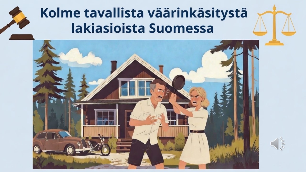 Oletko tässäkin väärässä? Kolme yleistä lakitedon väärinkäsitystä