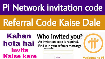 how to invite friends with your pi invitation code l referral code link copy l kahan lagaye