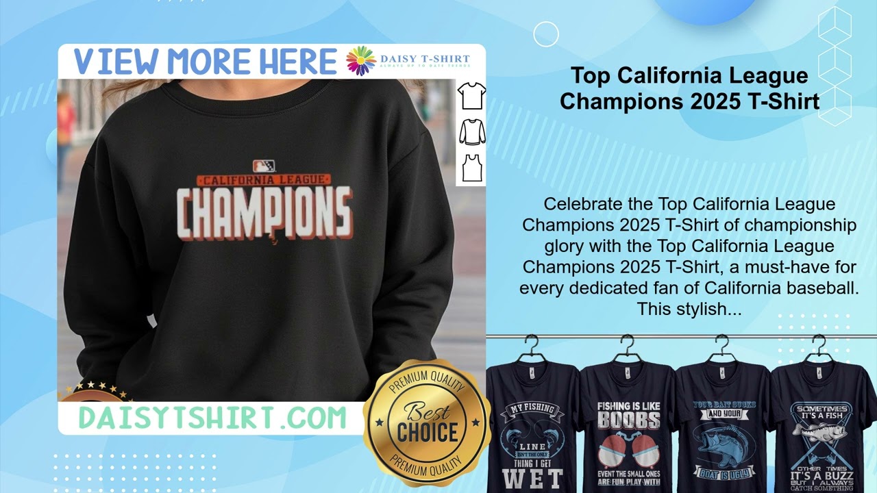 Top California League Champions 2025 T-Shirt