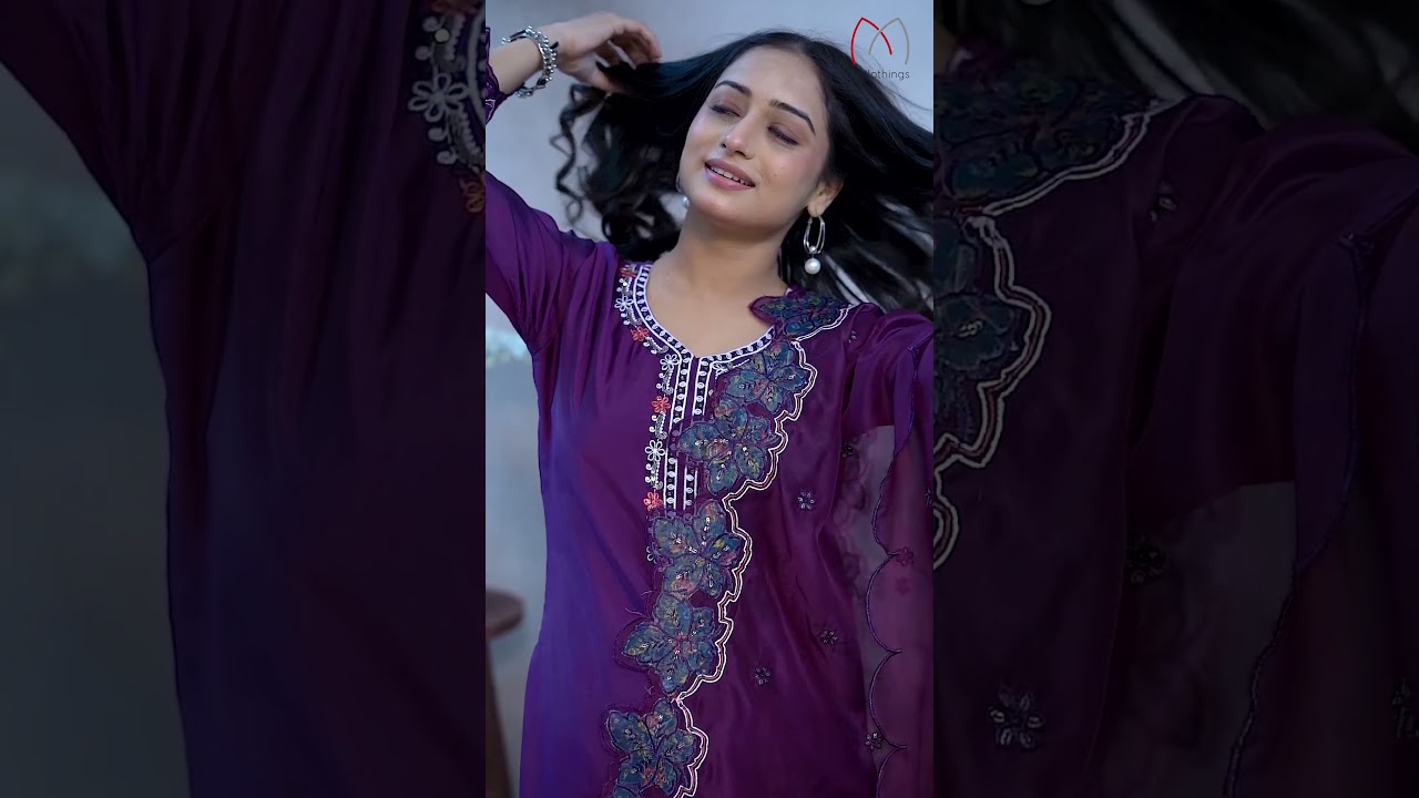 "✨ Royal Purple Ethnic Wear for Festive Glam! 💜 