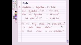 Example: Compare Population Density