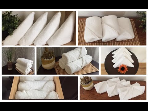 10 Ideas How to Fold a Towel Like Hotel & Spa.