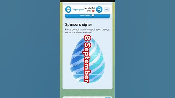 yaytsogram sponsors cipher code 8 September