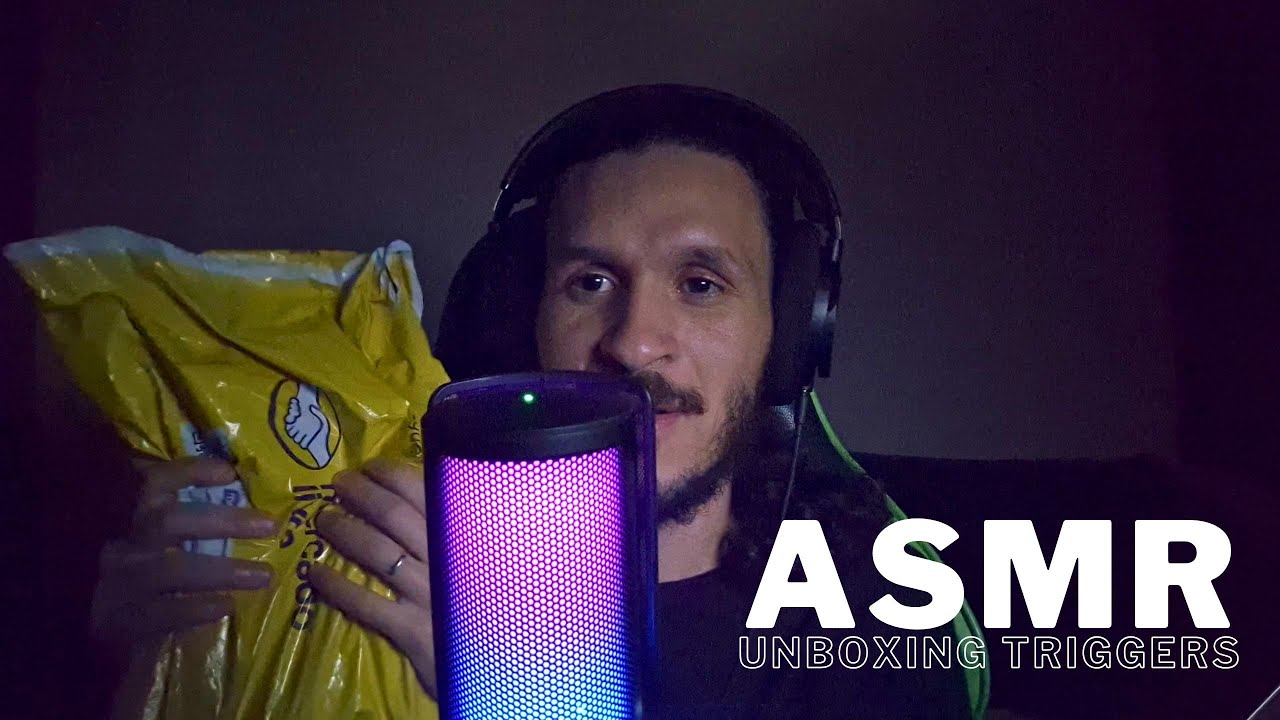 ASMR | UNBOXING NOVOS TRIGGERS PRO CANAL