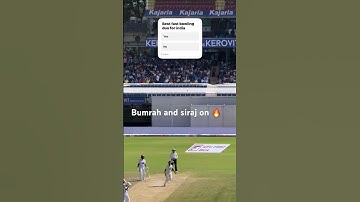 Jasprit bumrah and moh. Siraj broke the partnership of west indies players #dspsiraj #india #bumrah