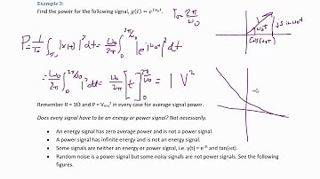 ECE300 Lecture 2-1: Signal Energy and Power, Linear Time-Invariant Systems