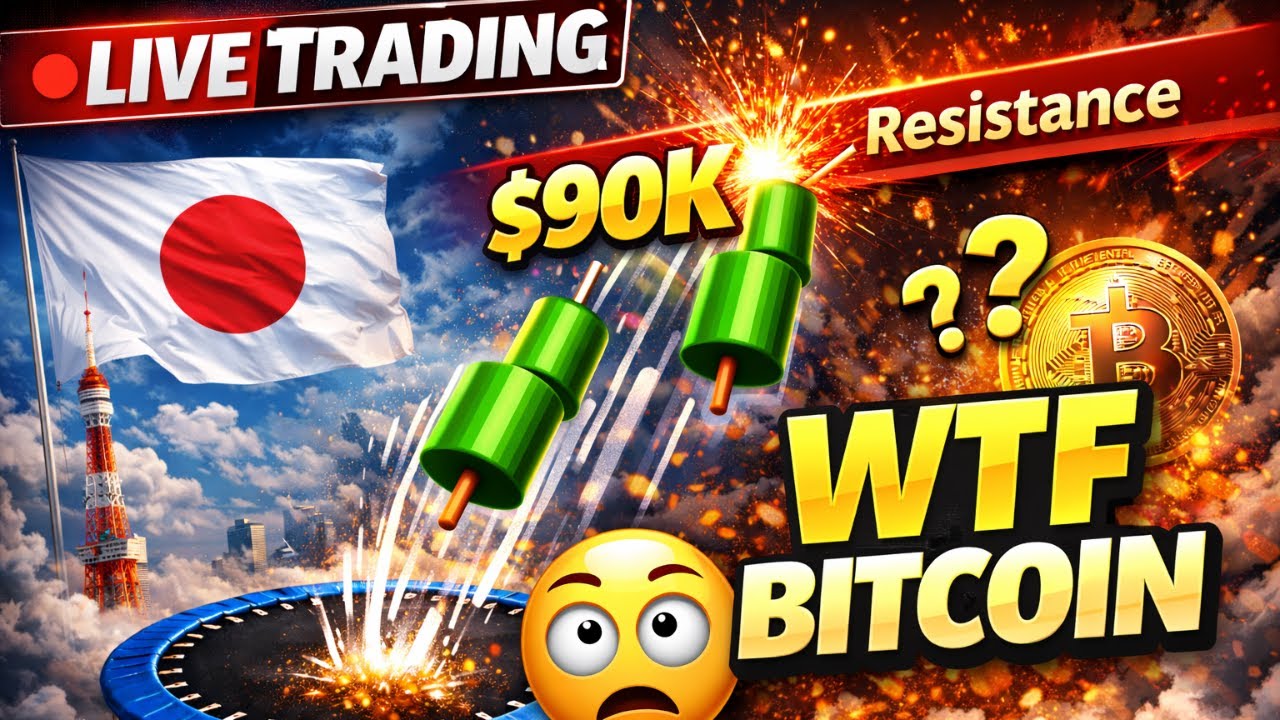 Bitcoin Live Trading Tokyo Session: $86K DUMP? or BREAKOUT 🚨 | BTC Mega Move BTC/XRP/ETH/SOL