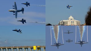 Blue Angels Circle And Arrival Pensacola Beach 2025
