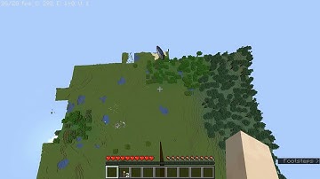 Minecraft MLG Water Bucketing From 256 Blocks High