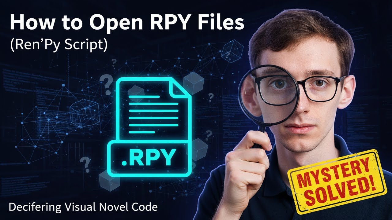 Rpy Plane Example How to Open RPY Files (Ren’Py Script) - YouTube