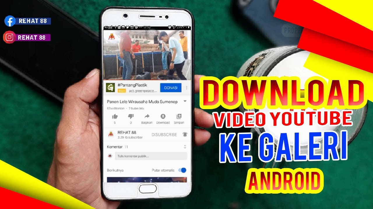 Cara Download Video Youtube di Android YouTube