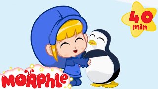 a penguin in the fridge my magic pet morphle kids cartoon christmas special