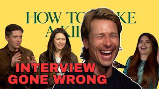 Glen Powell, Topher Grace & Jessica Henwick Interview GOES LEFT— “Killing Your Family?!”