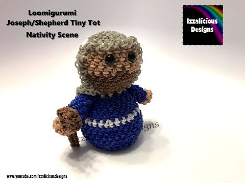 Rainbow Loom Loomigurumi Tiny Tot Joseph made w/ Rainbow Loom Bands