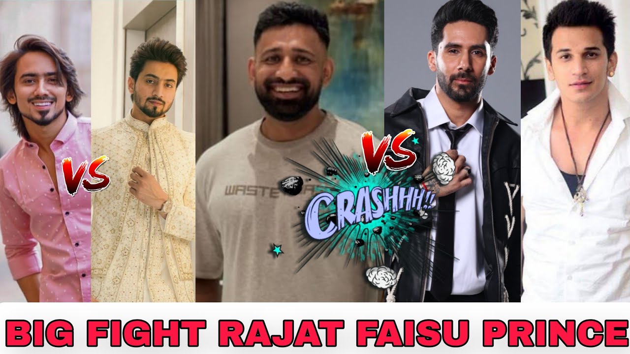 Rajat dalal vs siwet big lafda 😱😡 mr faisu and prince narula fight 🤩 the 50 show controversy 