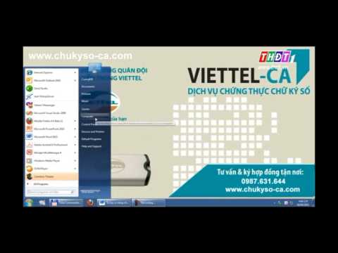 Video Cách đăng ký, cài đặt và sử dụng Chữ ký số Viettel đơn... - youtube