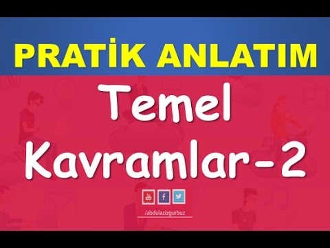 07) Temel Kavramlar - Abdül Aziz Gürbüz