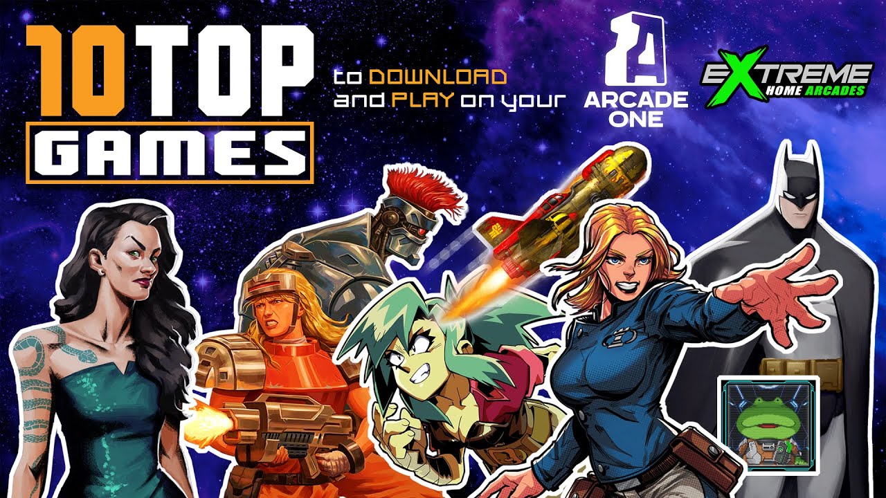 10 TOP GAMES to Download and Play on your Arcade One or Extreme Home
