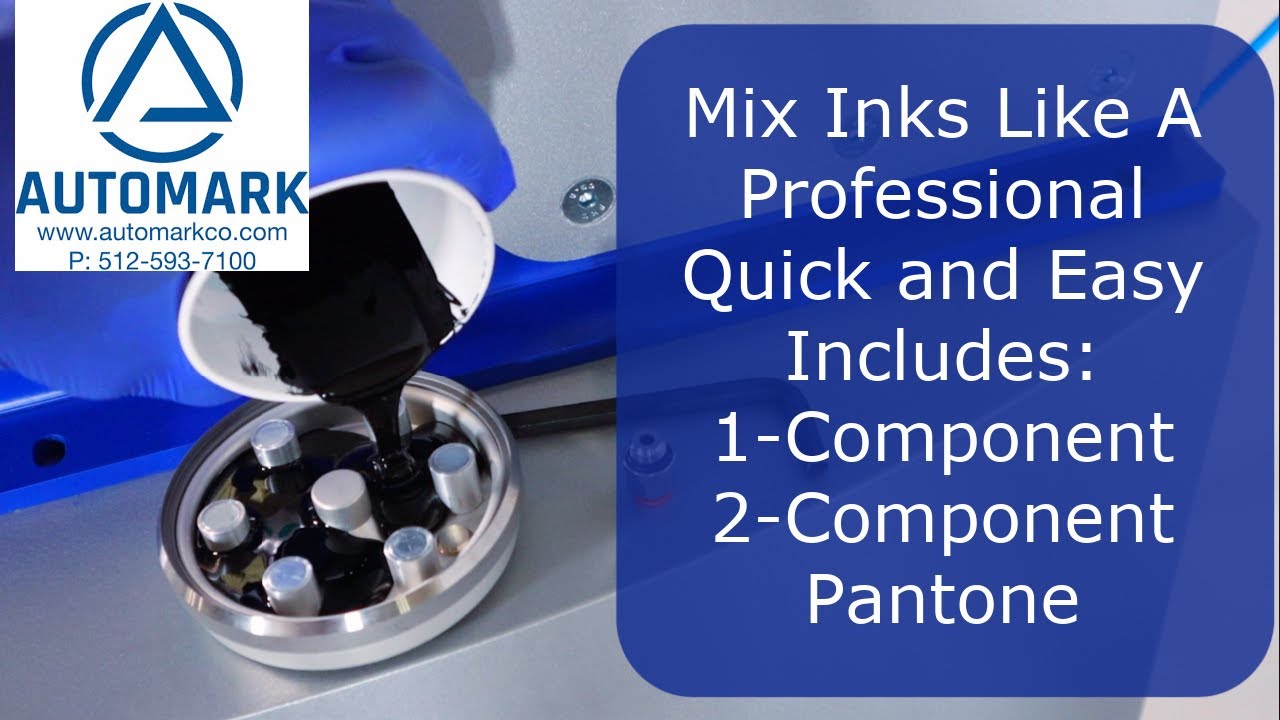 Mixing Pad Printing Ink Tutorial YouTube