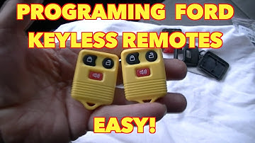 Keyless Remotes Programing for a ford with my new cases. 1996-2007
