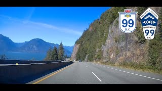 [2020\/32] Vancouver to Whistler, BC - Sea to Sky Highway Drive (BC Highway 99 North)