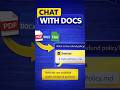 Chat with your documents using RAG 🔥 #shorts #RAG #AI #Chatbot
