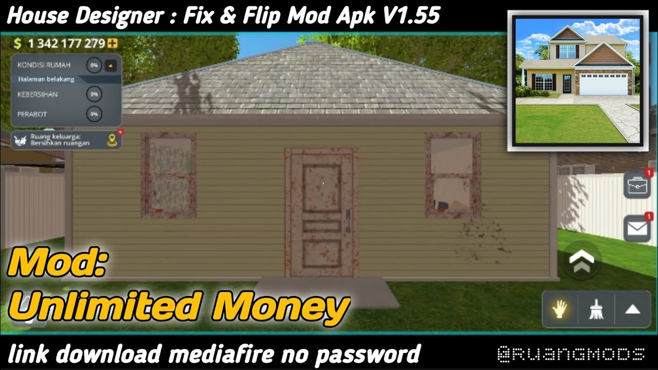 House Designer Fix & Flip Mod Apk V1.55 Versi Terbaru