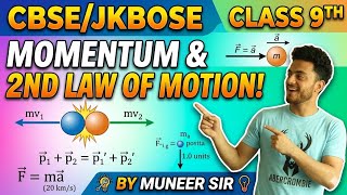CLASS 9th MOMENTUM AND LAWS OF MOTION BY MUNEER SIR CBSE JKBOSE