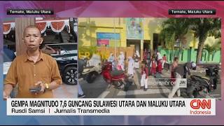 Update Gempa Magnitudo 7,6 Guncang Sulawesi Utara Dan Maluku Utara