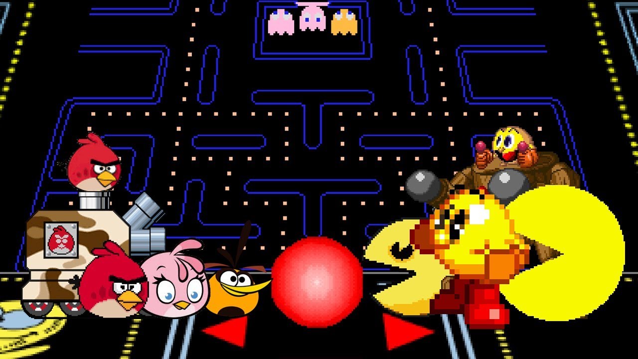 Angry Birds Team VS Pacman Team | MUGEN BATTLE