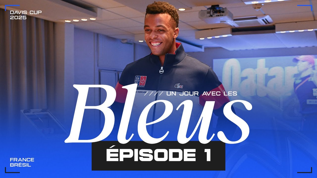 ???? Un Jour avec les Bleus #1 | France-Brésil | Davis Cup 2025