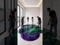 Luxury Aurora Epoxy Flooring Transformation | Black Green Purple Mirror Gloss Floor | Satisfying