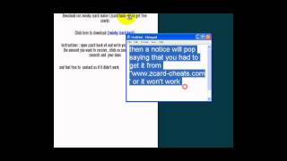 Zcard Cheat 2011 (1st try useing it)